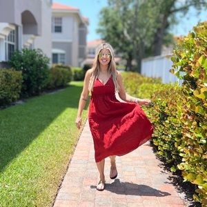 Flowey Red like dress